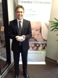 Extraordinary Conceptions' Executive Director, Mario Caballero, readies for Tiffany® bracelet giveaway to new surrogates who complete the application process up to May 2015!