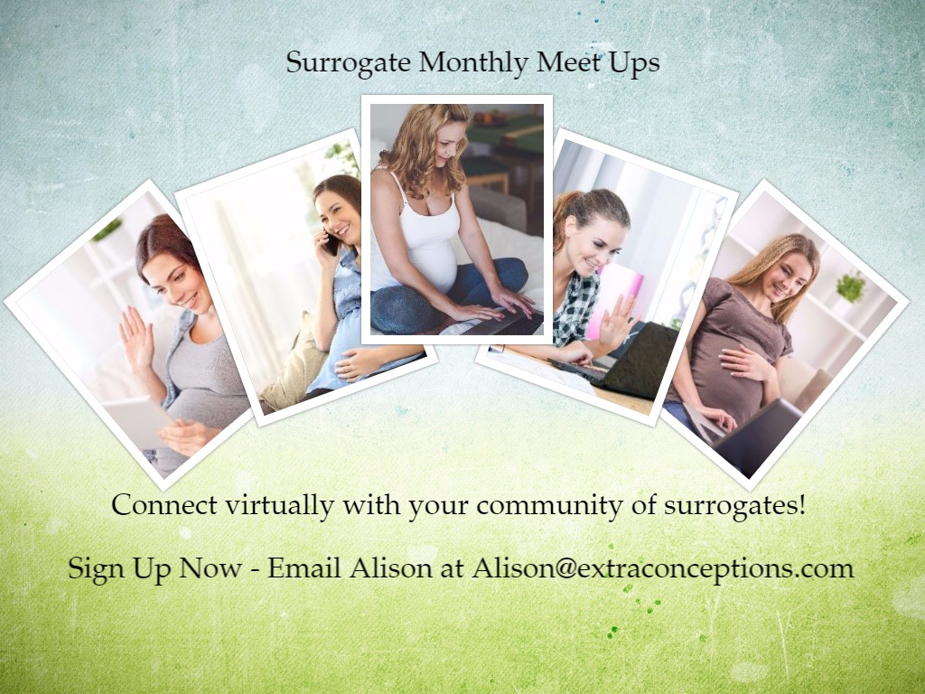 surrogate monthly meet ups
