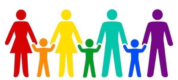 família arco-íris